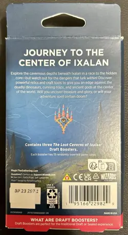 MTG The Lost Caverns of Ixalan Draft Pack Three Booster Packs Factory Sealed - Image 2