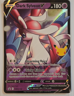 Dark Sylveon V SWSH: Sword & Shield Promo Holo Pokemon Card SWSH134 2021 HP 180 - Image 1