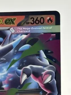 Mega Charizard X EX 013/094 Phantasmal Flames Pokemon Card Holo NM - Image 3
