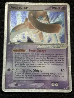 Pokemon Deoxys ex Defense Forme Ultra Rare Holo 99/107 EX Deoxys 2005 Card - Image 1