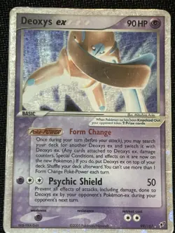Pokemon Deoxys ex Defense Forme Ultra Rare Holo 99/107 EX Deoxys 2005 Card - Image 3