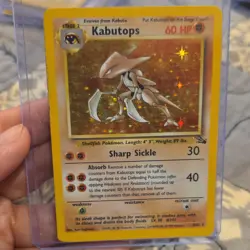 Pokemon Kabutops Fossil Holo Rare Card 9/62 60 HP Stage 2 English - Image 1