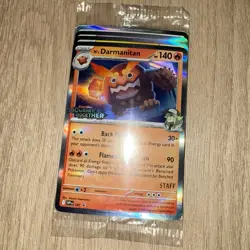 Pokemon Journey Together Sealed STAFF Promo Set (4 Cards) - Near Mint Unplayed - Image 1