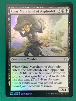 Gray Merchant of Asphodel 099/254 Foil Theros Beyond Death MTG - Image 1