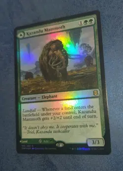 MTG *FOIL *Zendikar Rising Rare KAZANDU MAMMOTH NM - Image 1