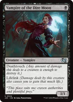 Vampire of the Dire Moon MTG NM Foundations Jumpstart (J25) Regular NON-FOIL - Image 1