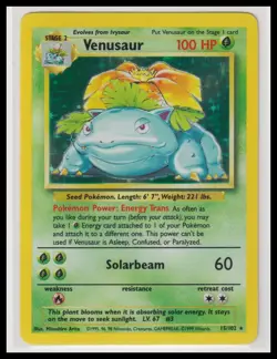 Pokemon Base Set Venusaur 015/102 Holo NM - Image 1