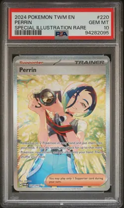 Perrin PSA 10 📸 Pokemon Twilight Masquerade 220/167 Special Illustration Rare - Image 1