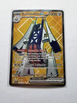 Pokemon TCG Archaludon ex 224/191 Ultra Rare Full Art Holo 2024 - Image 1