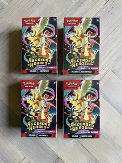 Pokemon TCG Ascended Heroes Booster Bundle X 4 Brand New & Sealed - Image 1