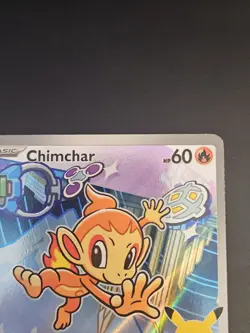Pokemon TCG - Chimchar 041 Me: Mega Evolution Promo Holo SMALL CRIMP ERROR - Image 2