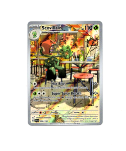 Pokemon Scarlet & Violet Base SCOVILLAIN 202/198 Illustration Rare Card MINT-NM - Image 1