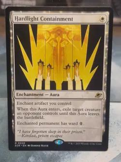 R 0020 Hardlight Containment Aura Rare Edge of Eternities MTG EOE Enchantment - Image 1