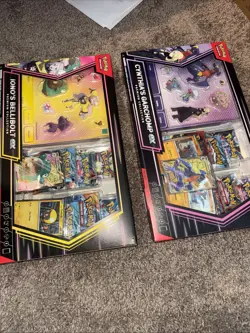 Pokemon TCG Cynthia's Garchomp ex Premium Collection Box And IONOS BELLIBOLT BOX - Image 2