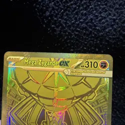 Pokemon Mega Zygarde EX Full Art Ultra Rare Holo Card 124/088 POR 310 HP 2016 - Image 4