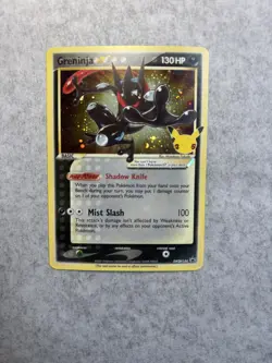 TCG POKEMON CELEBRATIONS GRENINJA GOLD STAR PROMO SWSH144 - Image 1