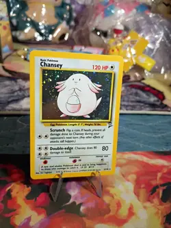 Pokemon Base Set 2 Holo 3/130 Chansey - Image 1