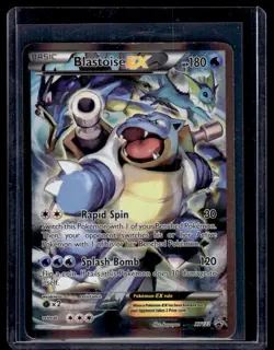 2016 Pokemon XY Promo Blastoise Ex XY122 (CarLar) - Image 1