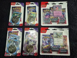Pokemon TCG Temporal Forces 3 Pack Blister x2 & 1 Pack Blister x4 - Image 1