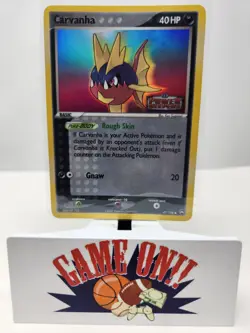 Pokemon Carvanha 47/108 EX Power Keepers Stamped Holo Common MP sc - Image 1