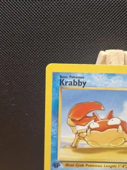 Pokemon 1999 WOTC 1st Edition Fossil Krabby 51/62 - Excellent - Image 3