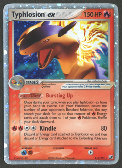 Pokemon TCG: Typhlosion EX 110/115 Unseen Forces Holo LP- - Image 1