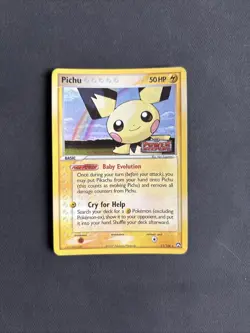 Pokemon TCG Pichu 21/108 EX Power Keepers Reverse Holo Rare - MP+ - Image 1
