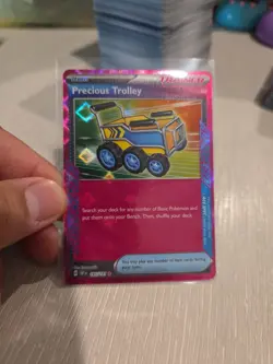 Precious Trolley 185/191 ACE SPEC Rare Surging Sparks Pokemon Near Mint - Image 1