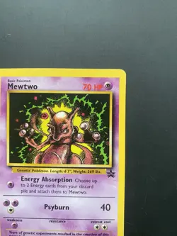 Pokemon Mewtwo Wotc Promo 14/53 Promo 70 HP Regular English 1999 Basic - Image 2