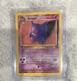 Pokemon Gengar 80 HP Fossil 20/62 Rare Regular Stage 2 1999 Wizards TCG - Image 1