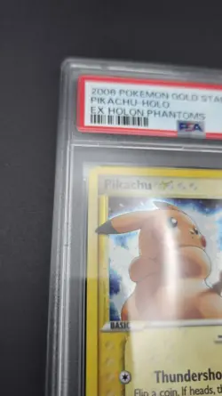 2006 POKEMON EX HOLON PHANTOMS GOLD STAR #104 PIKACHU-HOLO PSA 1.5 (RARE POP 5) - Image 5