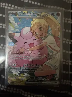 Pokemon TCG Lillie's Clefairy ex 280/217 Ascended Heroes SIR FREE INSR SHIPMENT! - Image 1