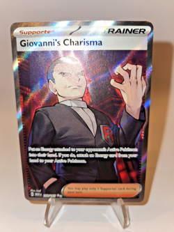 Giovanni's Charisma 197/165 Ultra Rare Pokemon TCG Scarlet & Violet 151 - Image 2