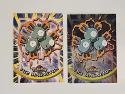 LP! HOLO #82 Magneton - Series 2 Topps Pokemon 1999 TV Animation Edition Blue - Image 1