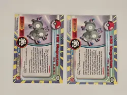 LP! HOLO #82 Magneton - Series 2 Topps Pokemon 1999 TV Animation Edition Blue - Image 2