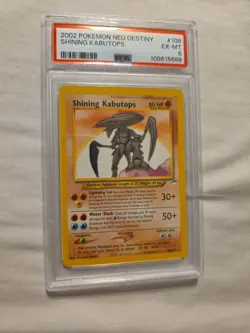 2002 POKEMON NEO DESTINY #108 SHINING KABUTOPS PSA 6 - Image 1