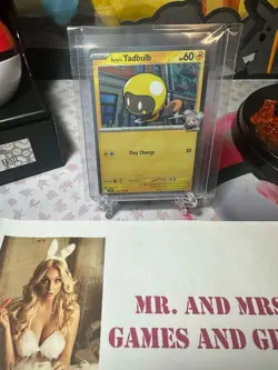 ⚡⚡Iono's Tadbulb - (Cosmos Holo) 052/159 Holo Pokemon TCG Journey Together⚡⚡ - Image 2