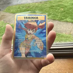 Pokemon Misty's Determination Evolutions Ultra Rare Full Art Trainer Holo - Image 1