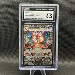 Pokemon: Obsidian Flames - Charizard EX 223/197 SIR Special Illustration CGC 8.5 - Image 1
