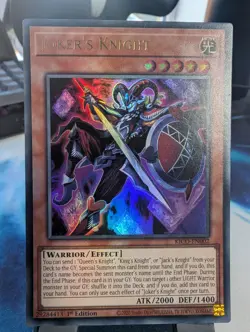 YuGiOh! Joker's Knight KICO-EN002 Ultra Rare 1st Ed - Image 1