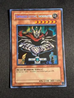 Yugioh - Commander Gottoms, Swordmaster HA01-EN013 Unlimited Secret Rare NM - Image 1