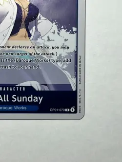 Ms. All Sunday OP01-079 Romance Dawn Foil One Piece Card Game - Image 5