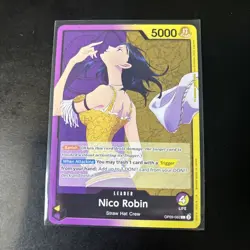 One Piece CCG Nico Robin OP09-062 Leader English - Image 1
