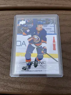 2025/26 Upper Deck Series 2 - Matthew Schaefer Young Guns (#451) - Image 1