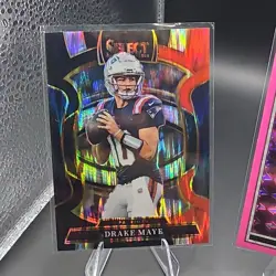 2025 Panini Select, Mosaic, Phoenix - Drake Maye (RC) Patriots - 3 Card Lot - Image 2