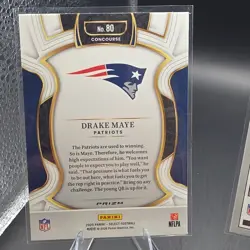 2025 Panini Select, Mosaic, Phoenix - Drake Maye (RC) Patriots - 3 Card Lot - Image 5