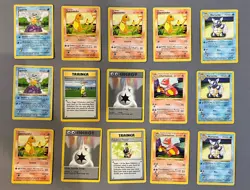 Lot of 150 Base set shadowless pokemon cards includes pikachu with red cheeks - Image 1