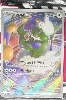 Pokemon White Flare Promo Sv: Tornadus (Illustration Rare) #210 - SEALED PROMO - Image 2