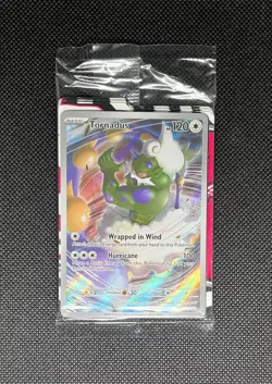 Pokemon White Flare Promo Sv: Tornadus (Illustration Rare) #210 - SEALED PROMO - Image 3