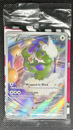 Pokemon White Flare Promo Sv: Tornadus (Illustration Rare) #210 - SEALED PROMO - Image 4